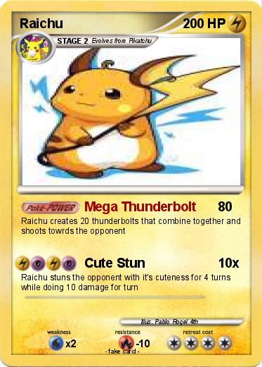 Pokemon Raichu