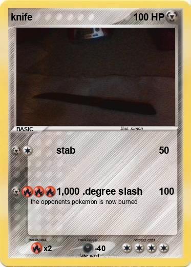 Pokemon knife