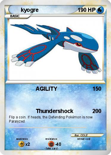 Pokemon kyogre