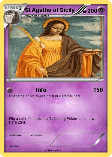 Pokemon St Agatha of Sicily