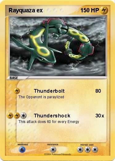 Pokemon Rayquaza ex