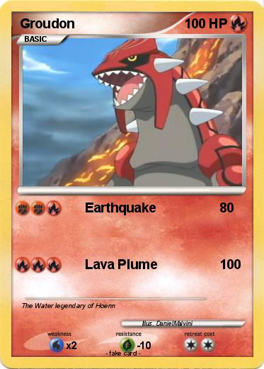 Pokemon Groudon