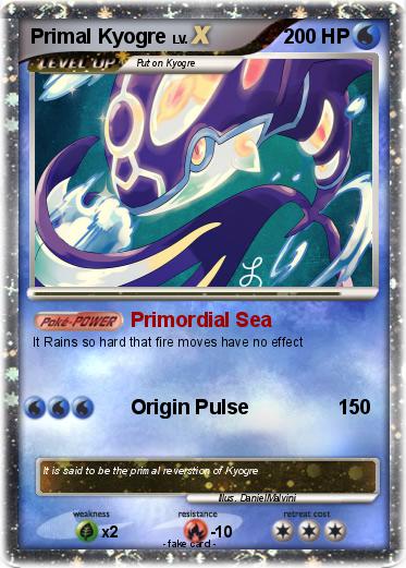 Pokemon Primal Kyogre