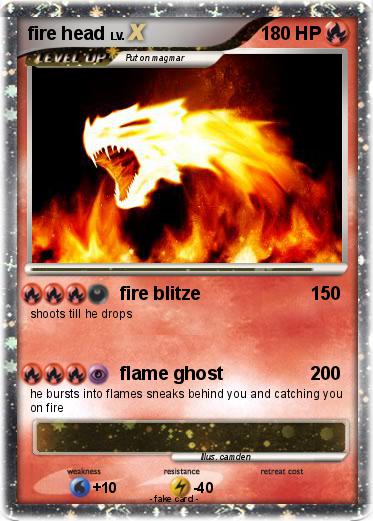 Pokemon fire head