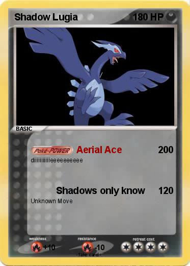 Pokemon Shadow Lugia
