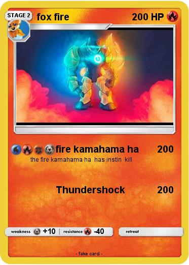 Pokemon fox fire