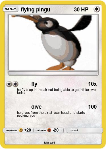 Pokemon flying pingu