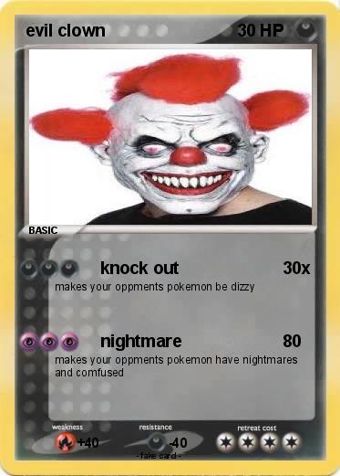 Pokemon evil clown