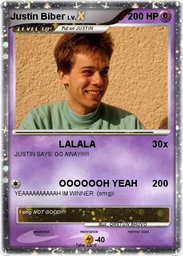 Pokemon Justin Biber