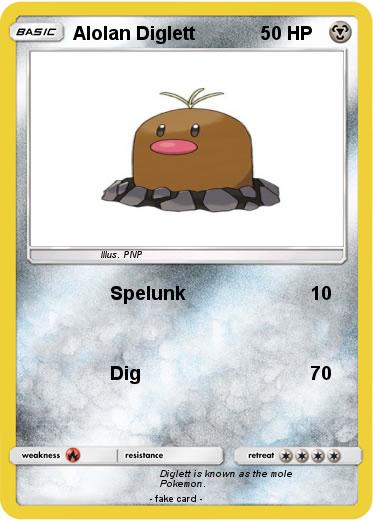 Pokemon Alolan Diglett