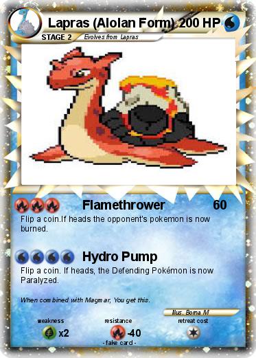 Pokemon Lapras (Alolan Form)