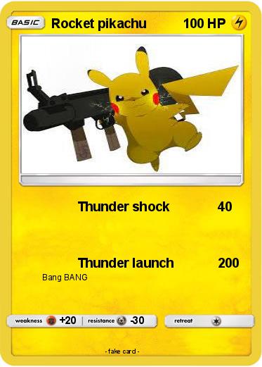 Pokemon Rocket pikachu