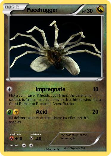 Pokemon Facehugger