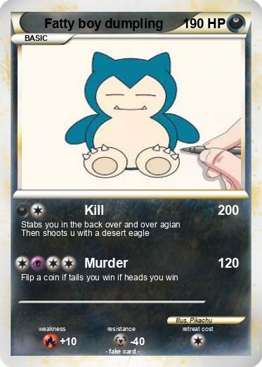 Pokemon Fatty boy dumpling