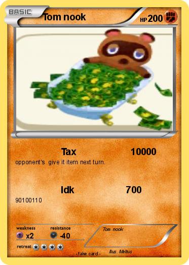 Pokemon Tom nook