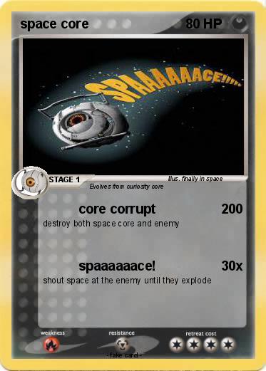Pokemon space core