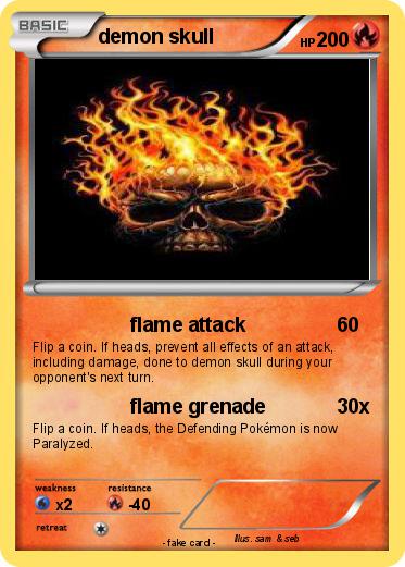 Pokemon demon skull