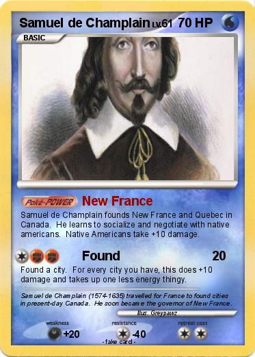 Pokemon Samuel de Champlain