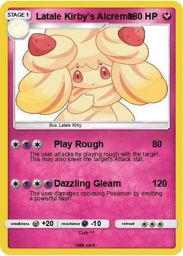 Pokemon Latale Kirby's Alcremie