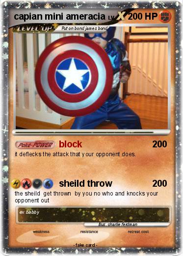 Pokemon capian mini ameracia