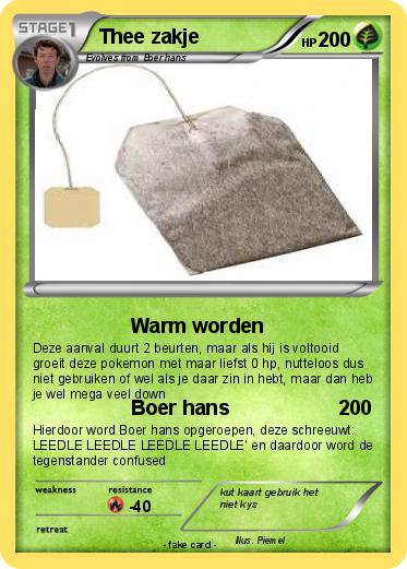 Pokemon Thee zakje