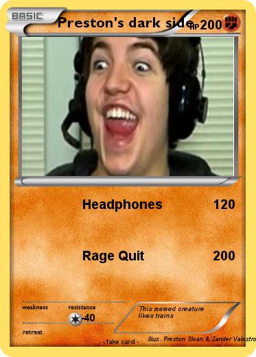 Pokemon Preston's dark side