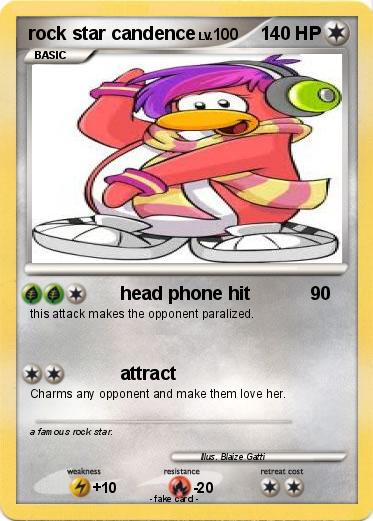 Pokemon rock star candence