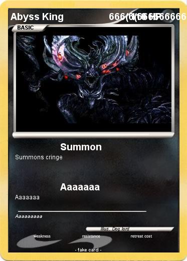 Pokemon Abyss King                  666(6(6666666666666666
