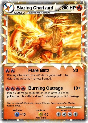 Pokemon Blazing Charizard