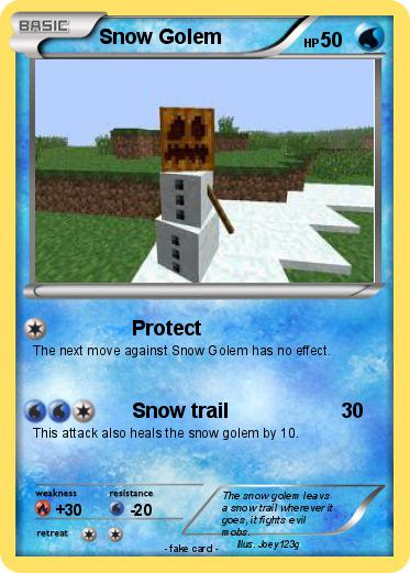 Pokemon Snow Golem