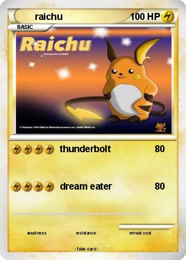 Pokemon raichu