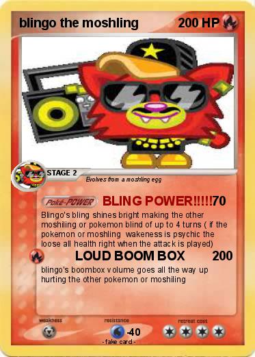 Pokemon blingo the moshling