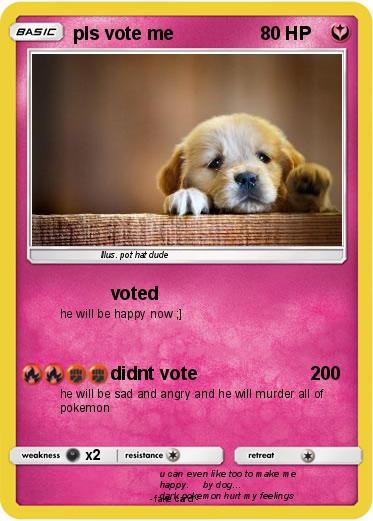 Pokemon pls vote me