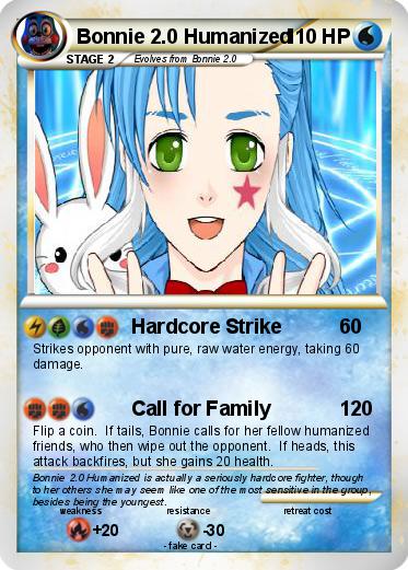Pokemon Bonnie 2.0 Humanized