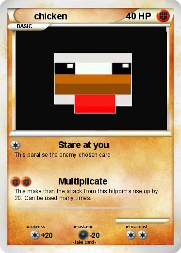 Pokemon chicken