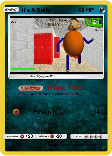 Pokemon It's A Bully