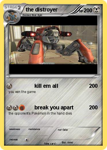 Pokemon the distroyer