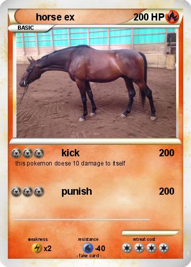 Pokemon horse ex