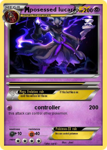Pokemon posessed lucario