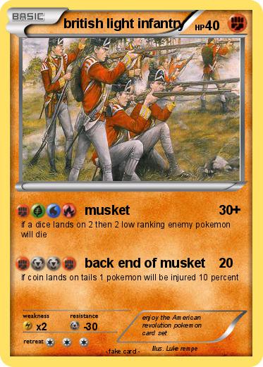Pokemon british light infantry