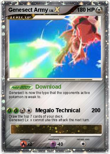 Pokemon Genesect Army
