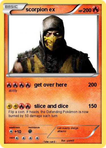 Pokemon scorpion ex