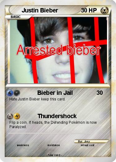 Pokemon Justin Bieber