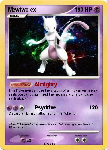 Pokemon Mewtwo ex