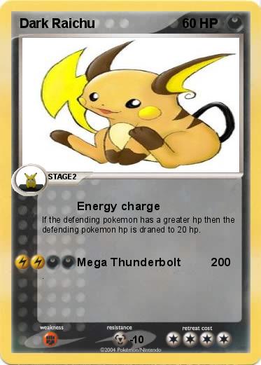 Pokemon Dark Raichu