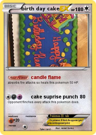Pokemon birth day cake