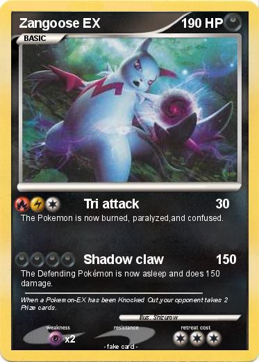 Pokemon Zangoose EX