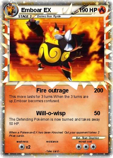 Pokemon Emboar EX