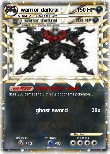 Pokemon warrior darkrai