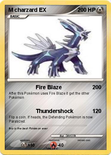 Pokemon M charzard EX